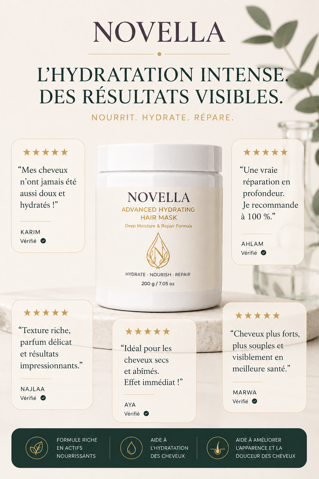 NOVELLA Advanced Hydrating Hair Mask