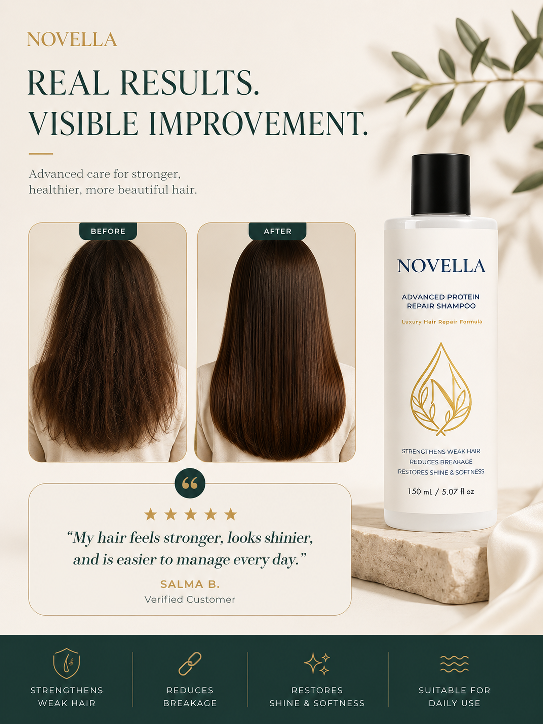 NOVELLA Protein Repair Shampoo