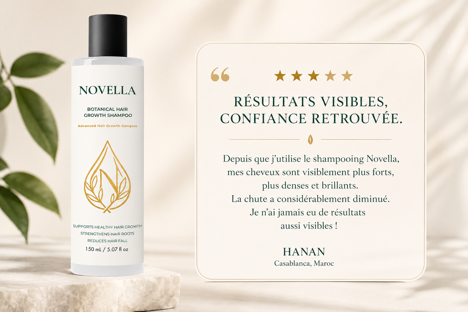 NOVELLA Botanical Hair Growth Shampoo