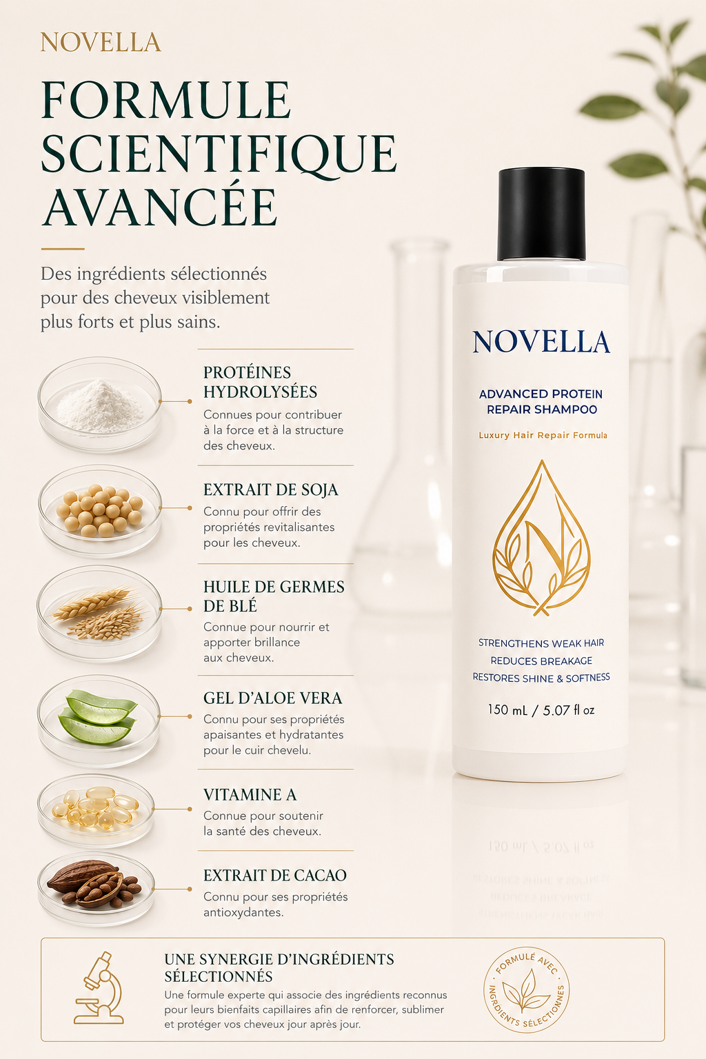 NOVELLA Protein Repair Shampoo